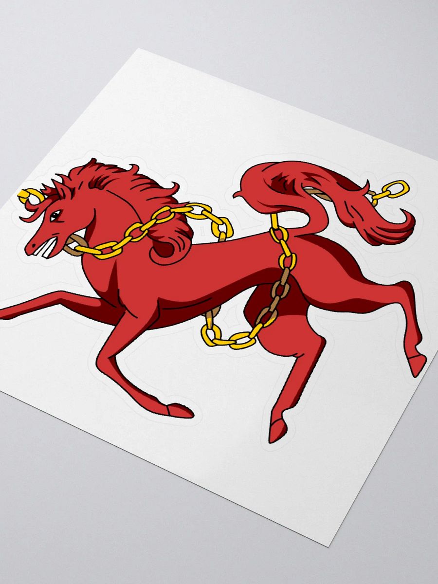 Chained Horse Sticker - Choose Your Size 🇦🇺 🇨🇦 🇪🇺 🇺🇸 product image (3)