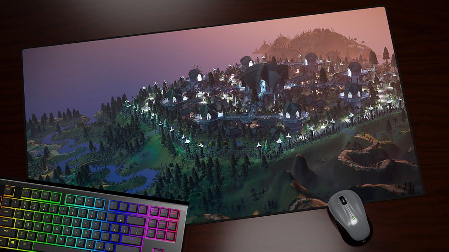 Prifddinas | Premium Wide OSRS Desk Mat product image (12)