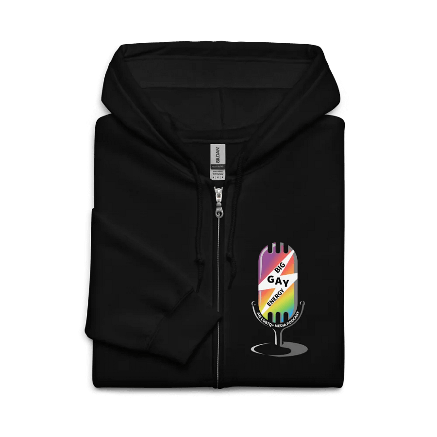 Big Gay Energy Logo Unisex Zip Hoodie product image (3)