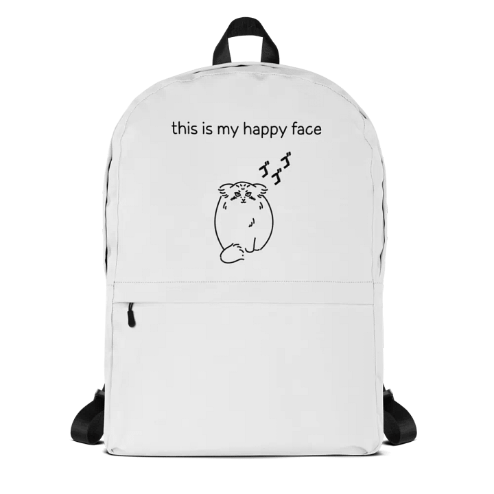 This Is My Happy Face - Backpack product image (1)