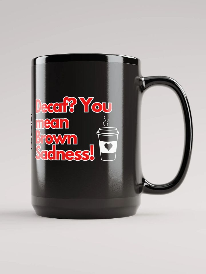 Cellar 8T Coffee - Brown Sadness - Gloss Black Mug product image (1)