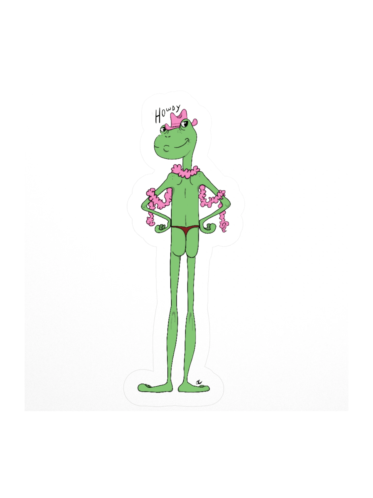 "Howdy" Sticker product image (3)