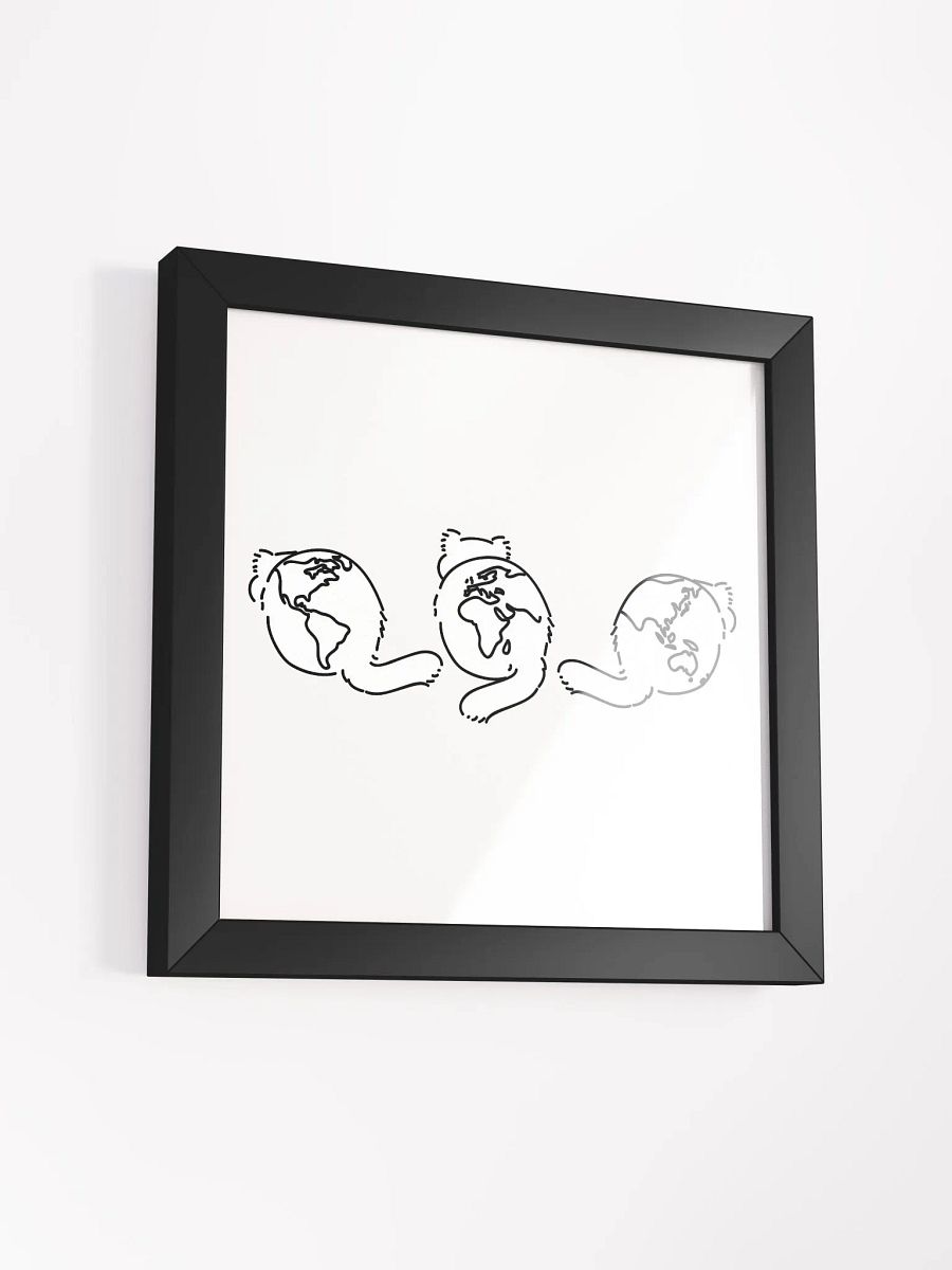 Planet Manul Trio - Framed Print product image (7)