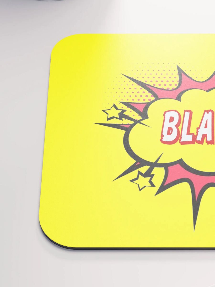 BLAMM! Yellow Gaming Mouse Pad – Smooth & Precise for Gamers, Home Office & Creators product image (6)
