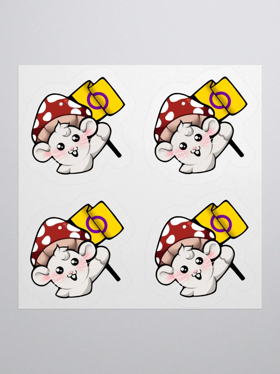 Intersex Pride Flag Stickers product image (1)