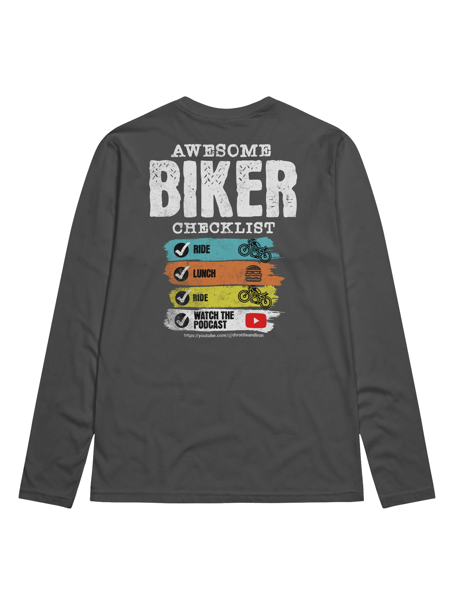 Throttle & Iron “Start Your Morning Right” Long Sleeve product image (3)