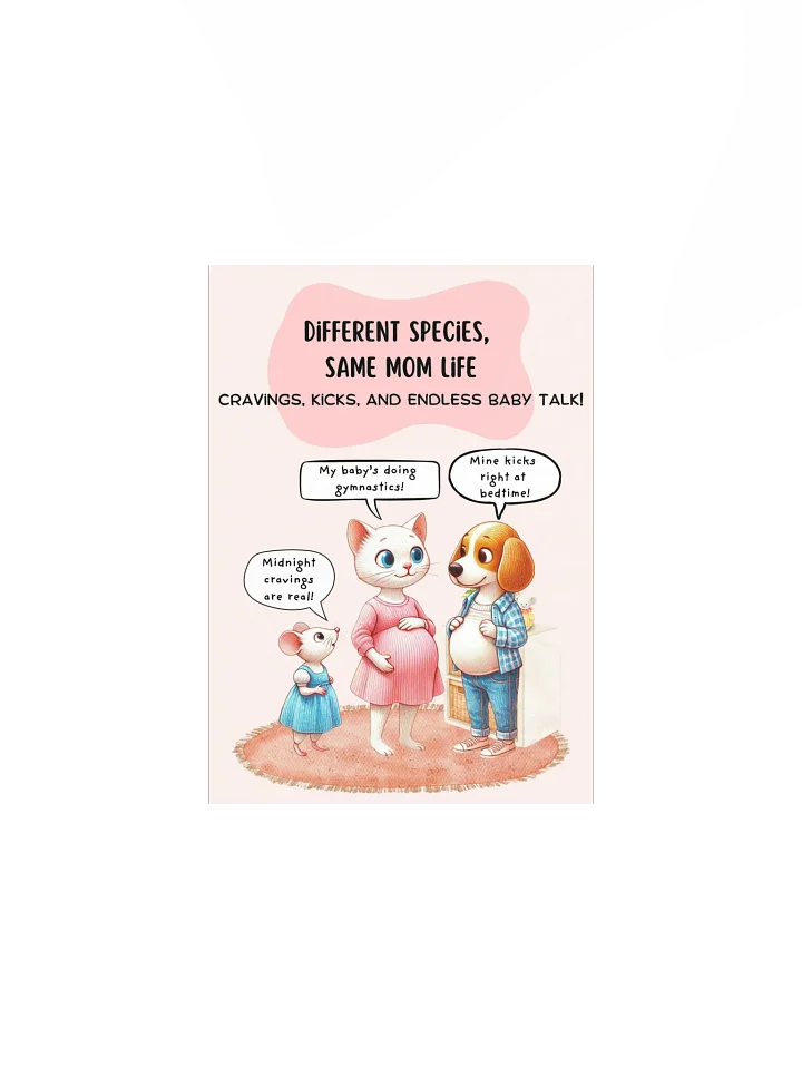 Pregnancy Chit Chat Vibrant Matte Poster Print product image (1)