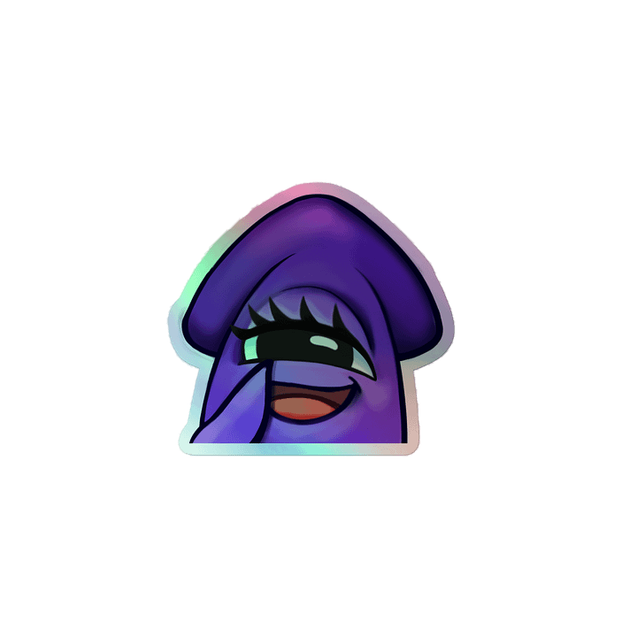 Laughing Squid Emote- Holo Sticker product image (1)