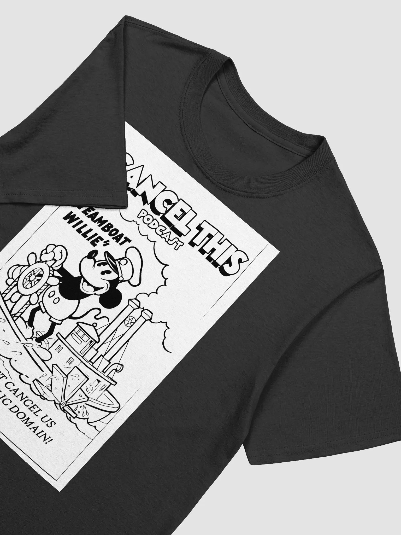 Public Domain Steamboat T-Shirt product image (3)