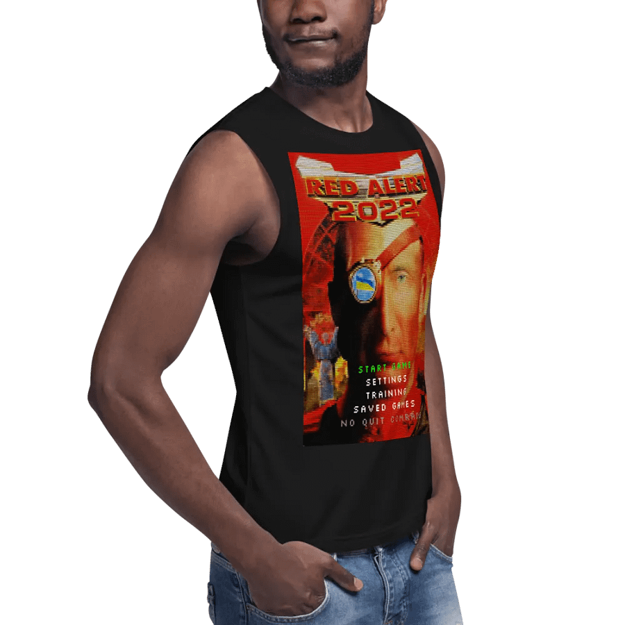 Red Alert 2022 (Putin and Conquer) Bella+Canvas Muscle Tank product image (3)