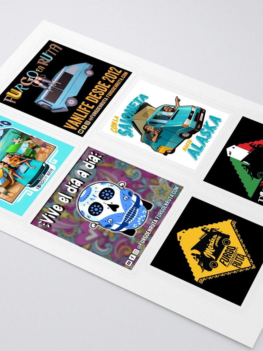 Stickers / Pegatinas de furgo en ruta! product image (2)