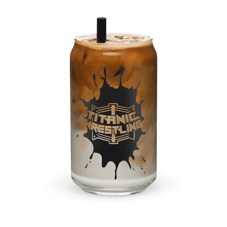 Black Splatt Can Shaped Glass product image (5)