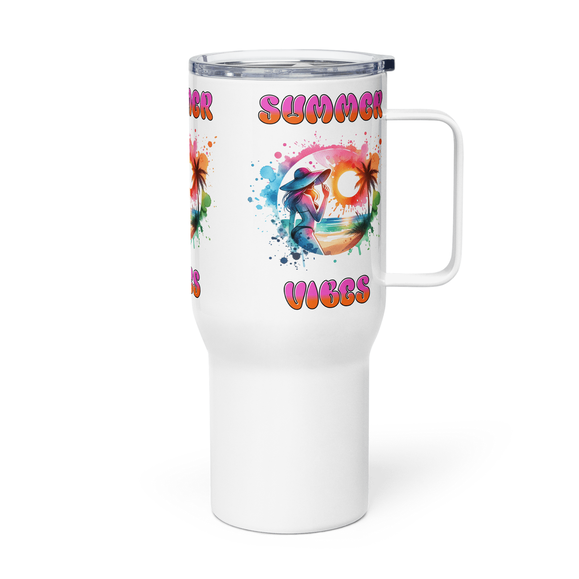 Tropical Summer Vibes Travel Mug product image (4)