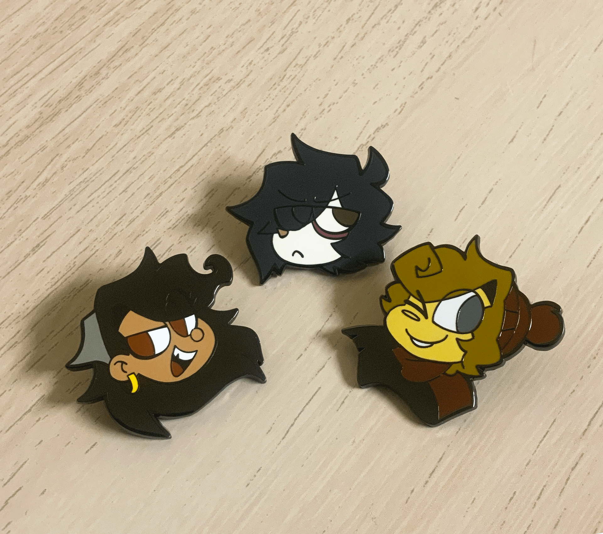 Ramshackle Trio Enamel Pin Set product image (1)