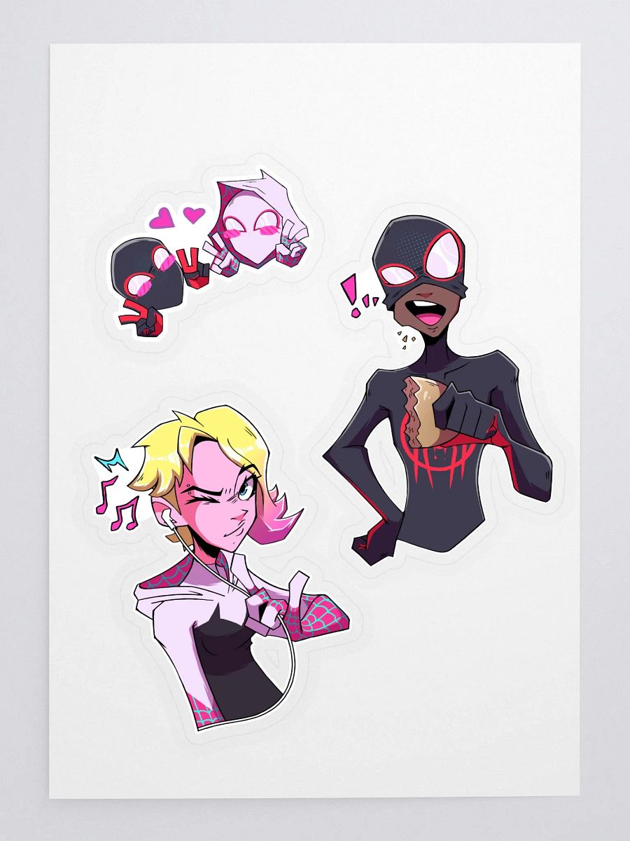 Gwen and Miles Sticker Sheet product image (1)