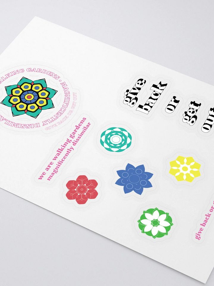 Walking Gardens sticker set 2 product image (2)