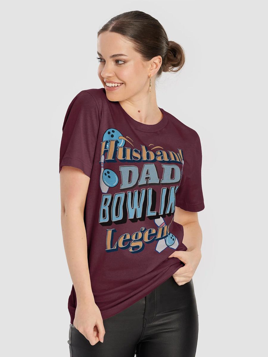 Husband Dad Bowling Legend Graphic T-Shirt product image (35)