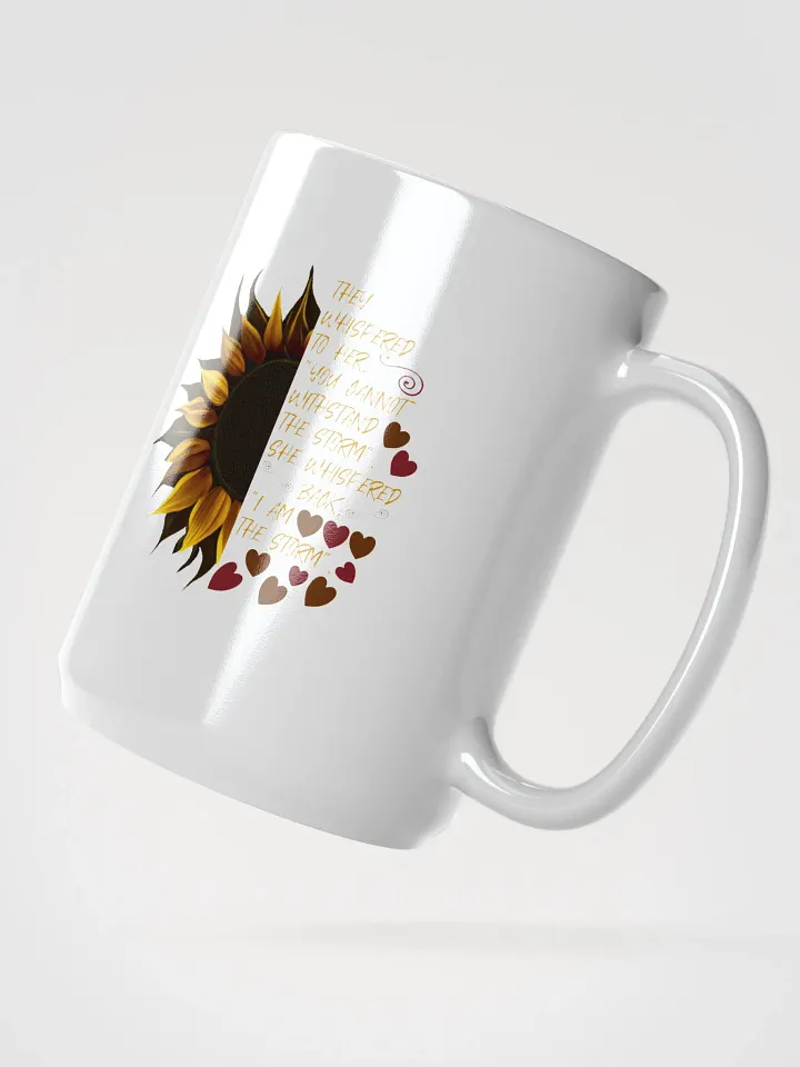 I Am the Storm Sunflower Mug product image (2)