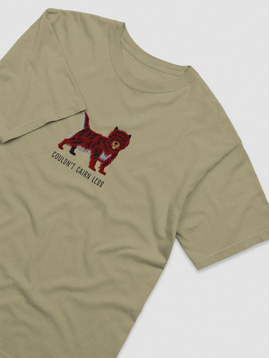 Couldn't Cairn Less T-Shirt(Embroidered) of a Cairn Terrier(Red Brindle) product image (11)