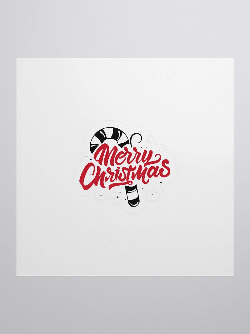 Merry Christmas Premium Sticker