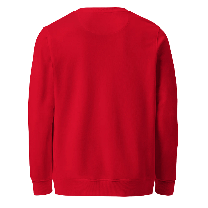 Columbia Road E.2. Unisex Organic Sweatshirt (Red) product image (2)