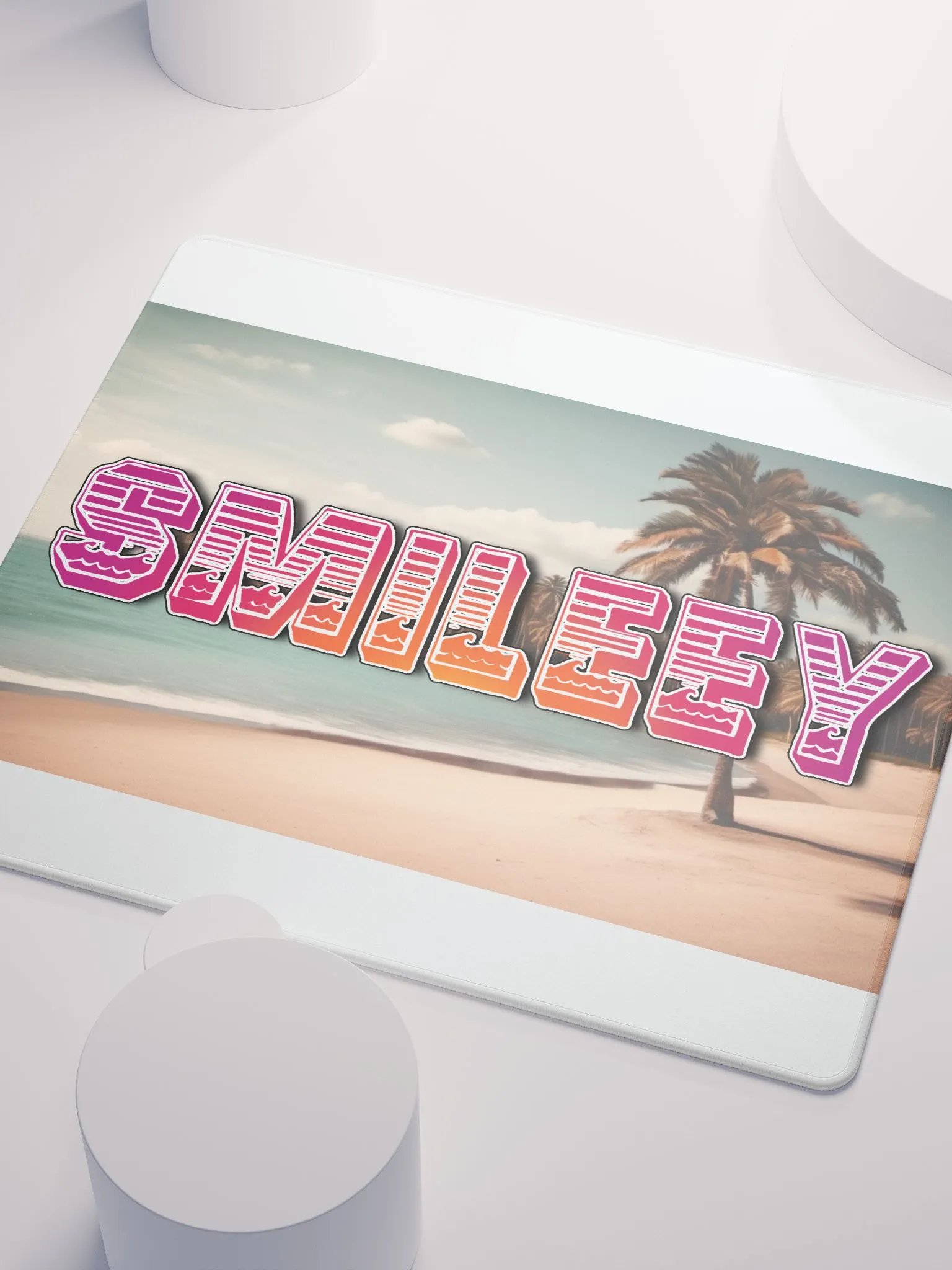 BEACH VIBES SUNSET SMILEEY - GAMING MOUSEPAD product image (3)