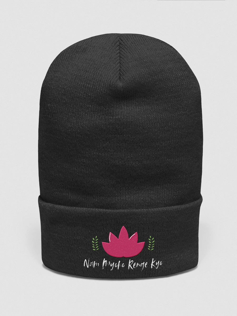 Nam-Myoho-Renge-Kyo Cuffed Beanie – Share the Law, Embrace the Spirit product image (7)