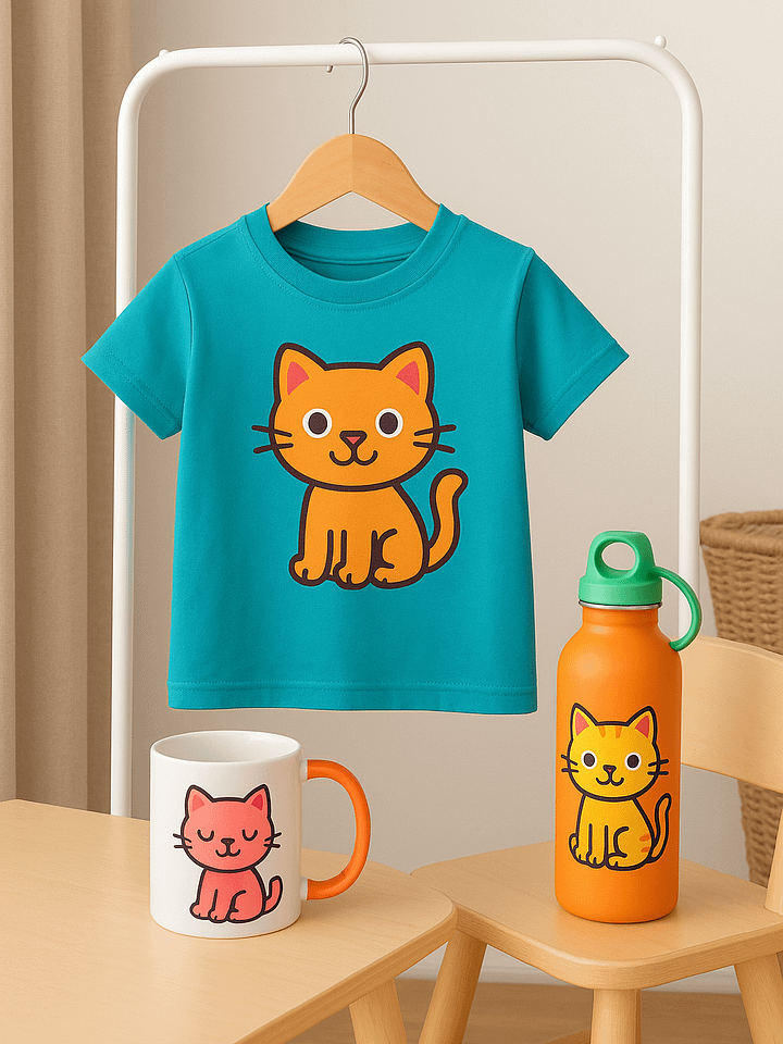 Playful Kittens Doodles – Vector Illustrator File for Creative Projects product image (2)