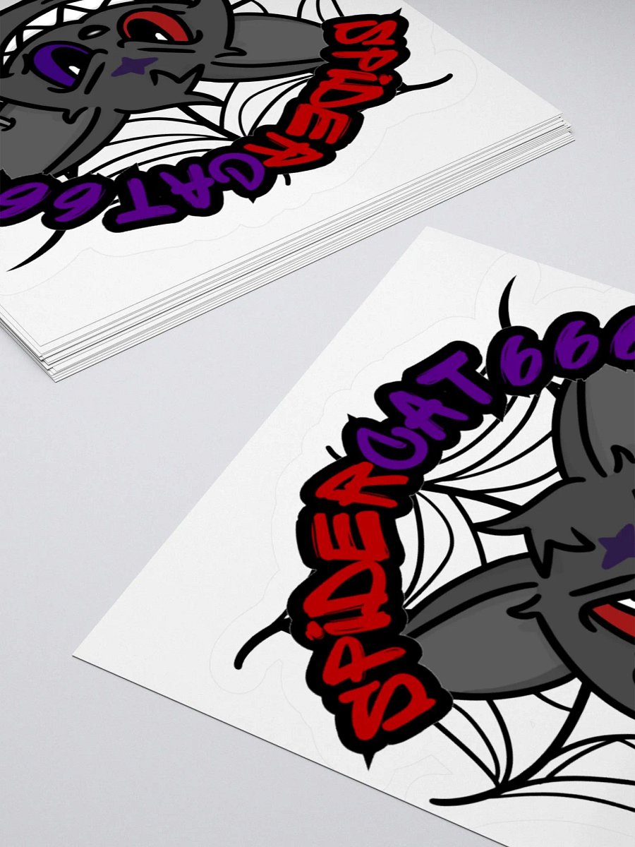 Spidercat666 2025 logo Sticker product image (11)