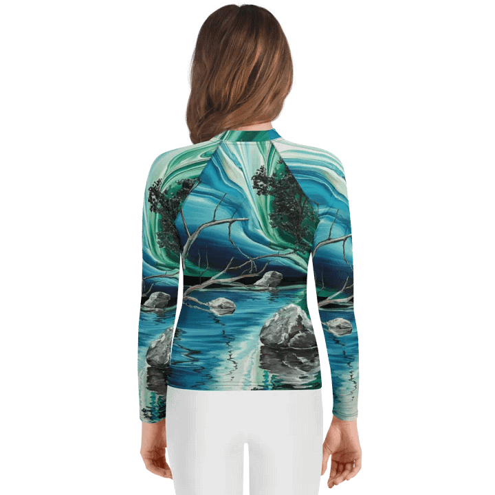 Magic Reflection, Unisex Rash Guard product image (2)