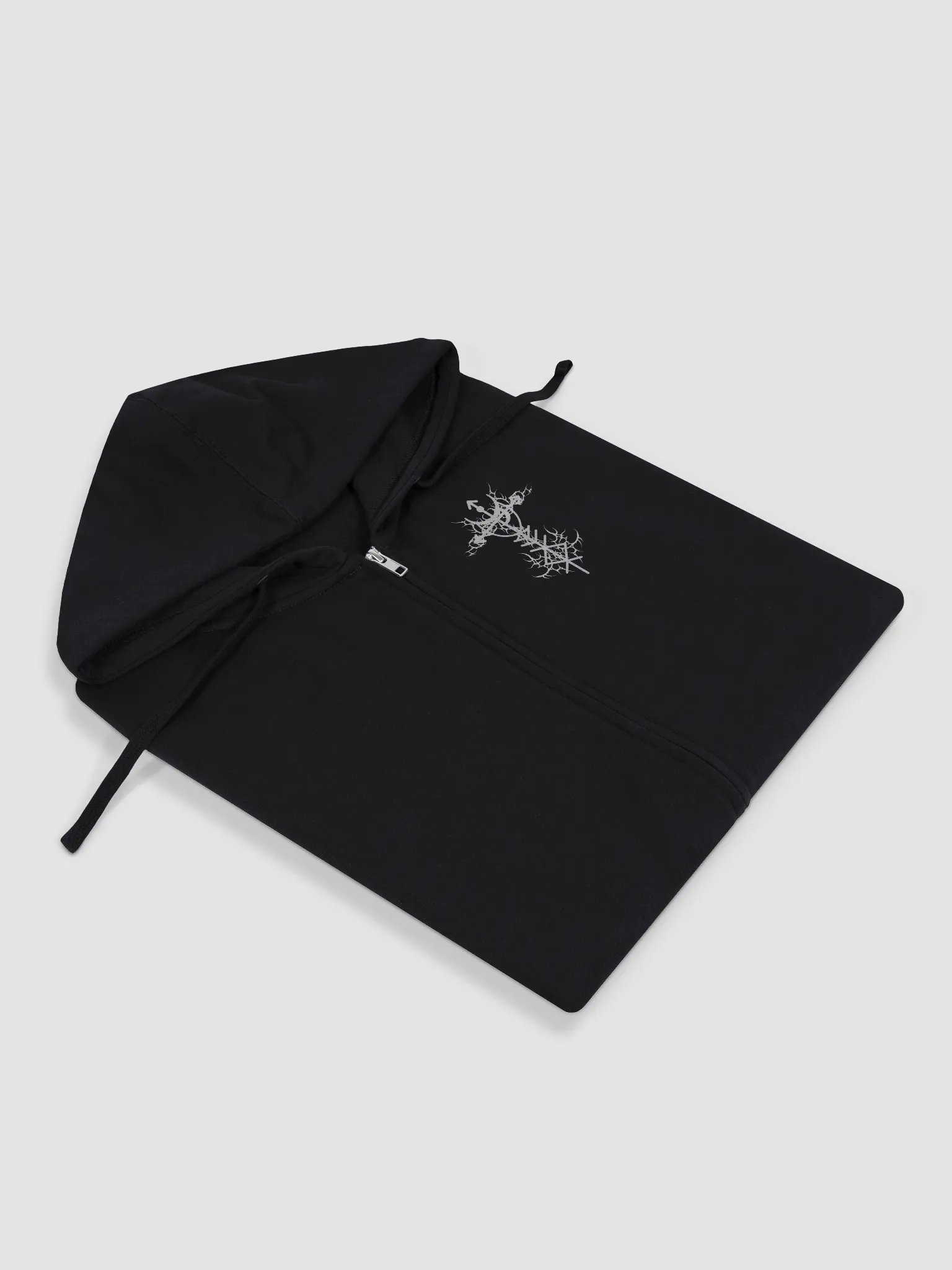 Death is Only the Beginning Hannibvl Collaboration Zip Up Fleece Hoodie product image (3)