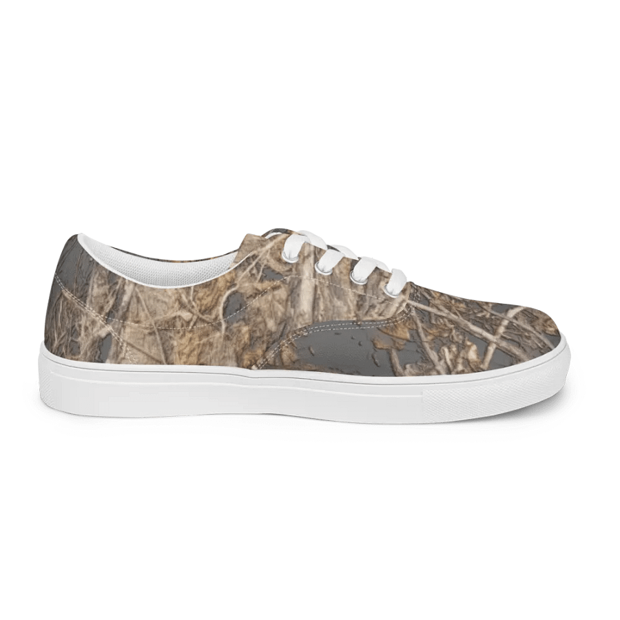 Men's Lace-Up Canvas Shoes - Dead Split - It Happennnns Camo product image (12)