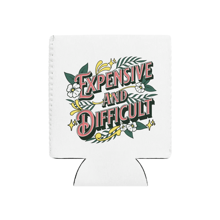 Expensive And Difficult Vintage Ornate Can Cooler product image (1)