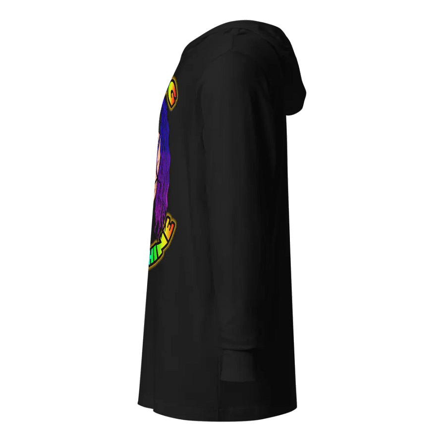 rainbow king long sleeve hooded tee product image (9)