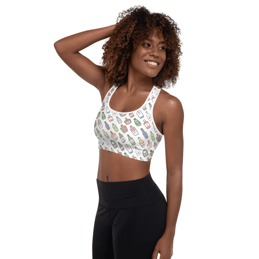 Kawaii Bottles Sports Bra product image (5)