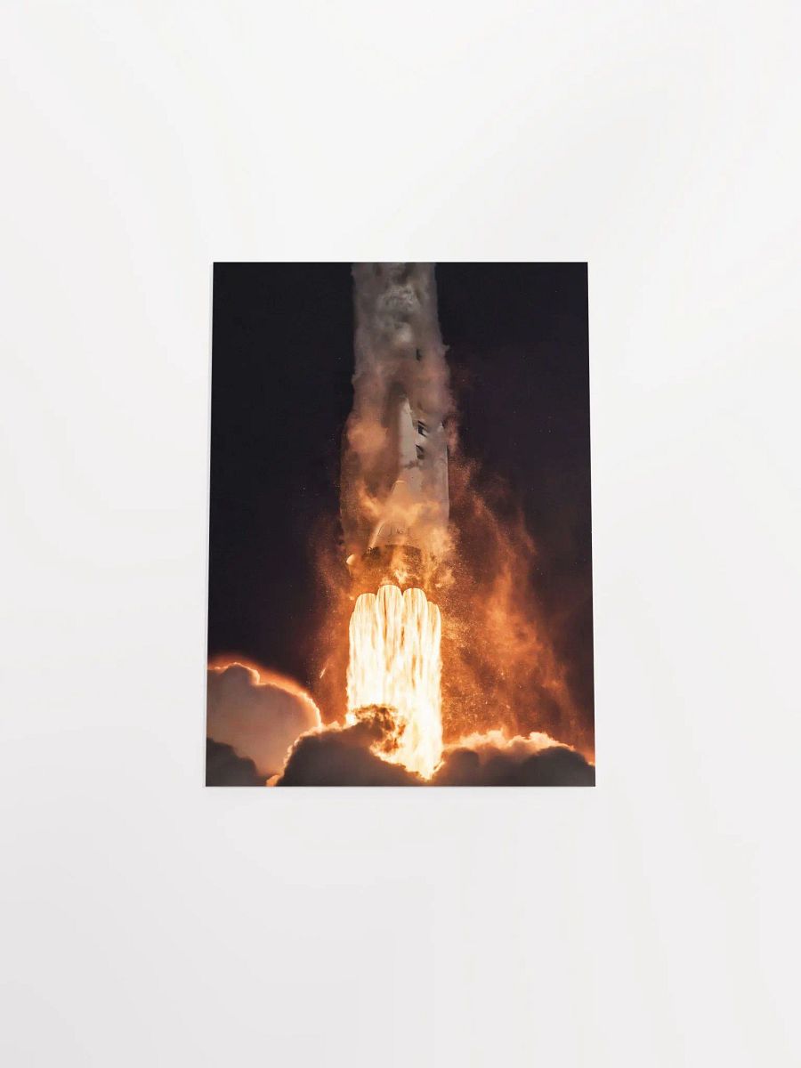 SpaceX Falcon 9 liftoff/TESS Mission, 2018 — space poster, space art print, photo poster, nasa poster product image (10)