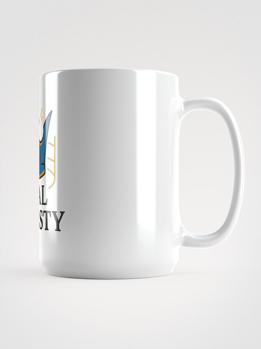 Crowned Chaos: Dual Dynasty Emblem Mug product image (1)