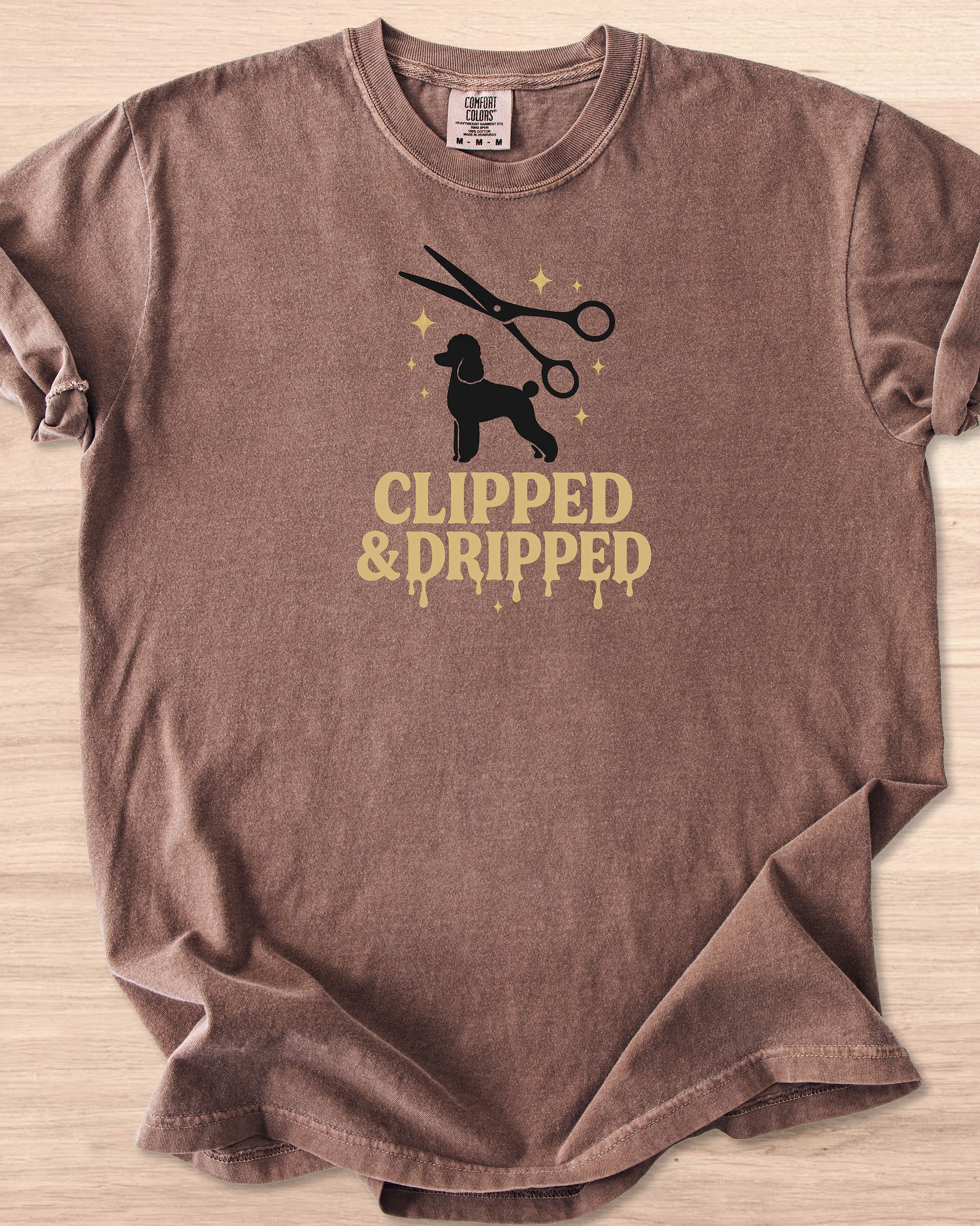 Clipped & Dripped (Poodle) Tee product image (4)