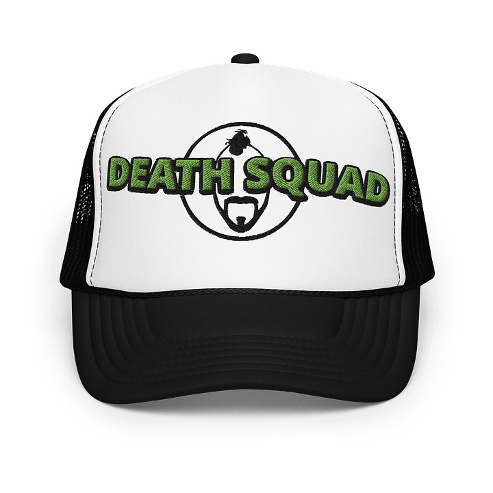 Death Squad Slime Embroidered Trucker Hat Light product image (1)