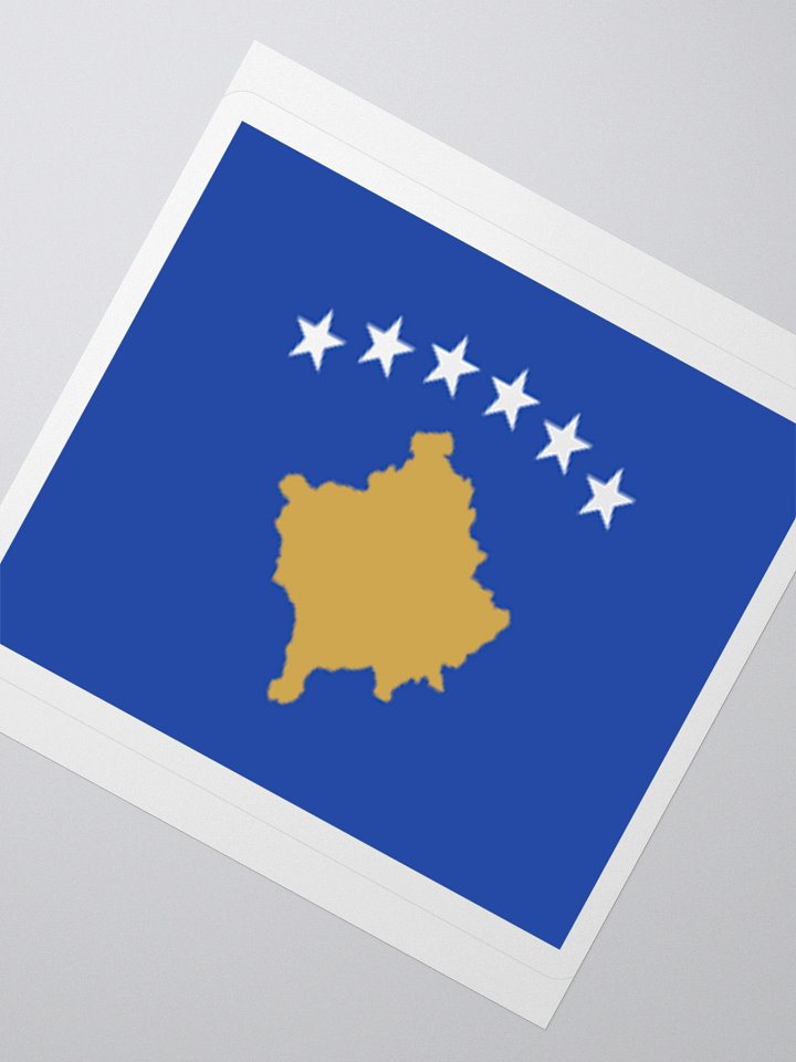 Kosovo Flag Sticker | Six Stars Design | Durable Vinyl | 3 Sizes product image (5)