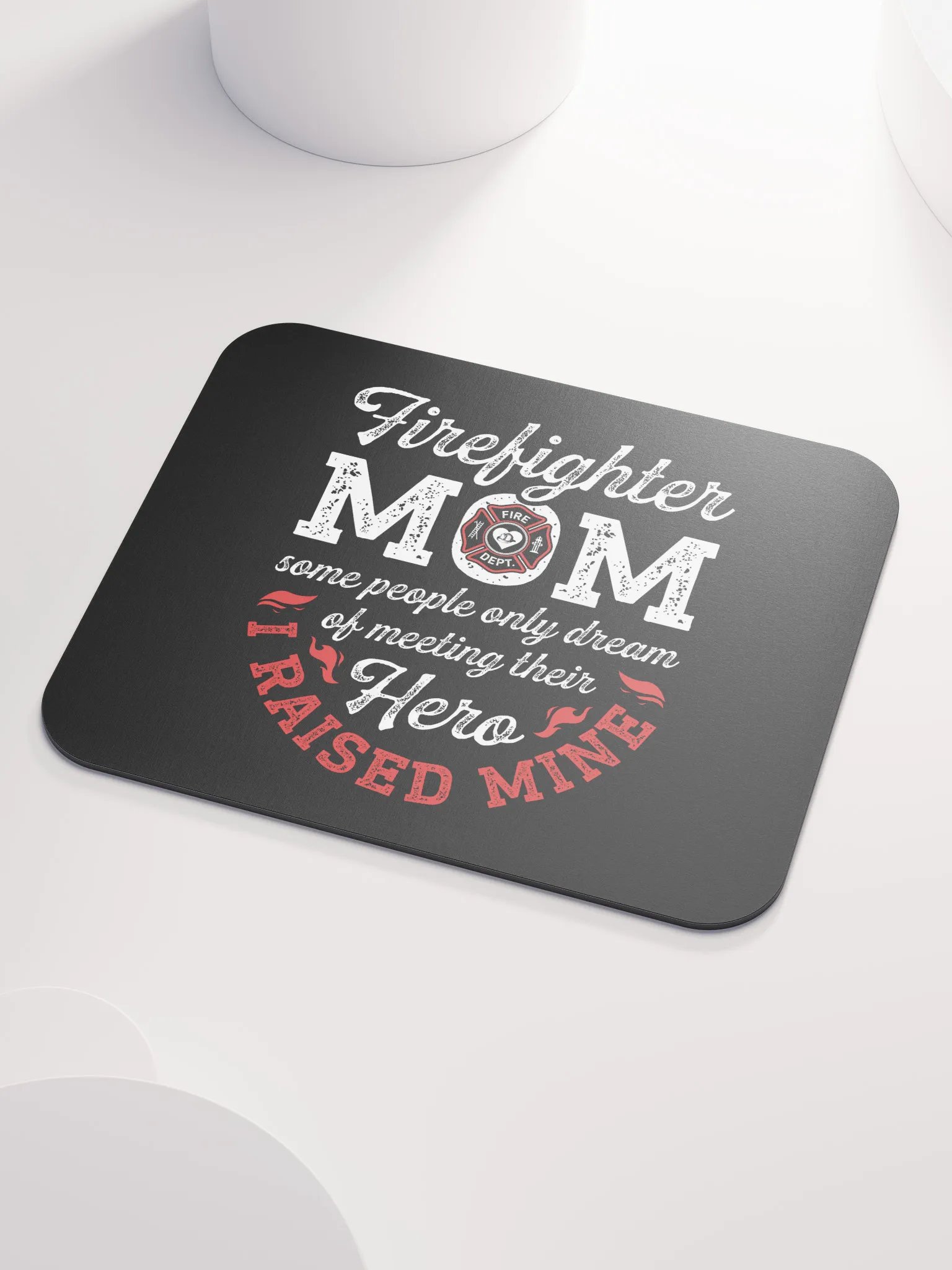 Firefighter Mom - Mouse Pad product image (3)
