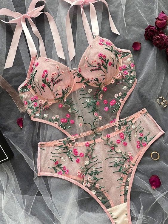 Floral teddy product image (1)