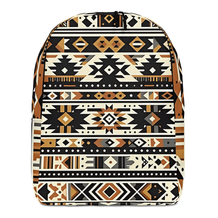 Tribal Luxe Minimalist Backpack product image (2)