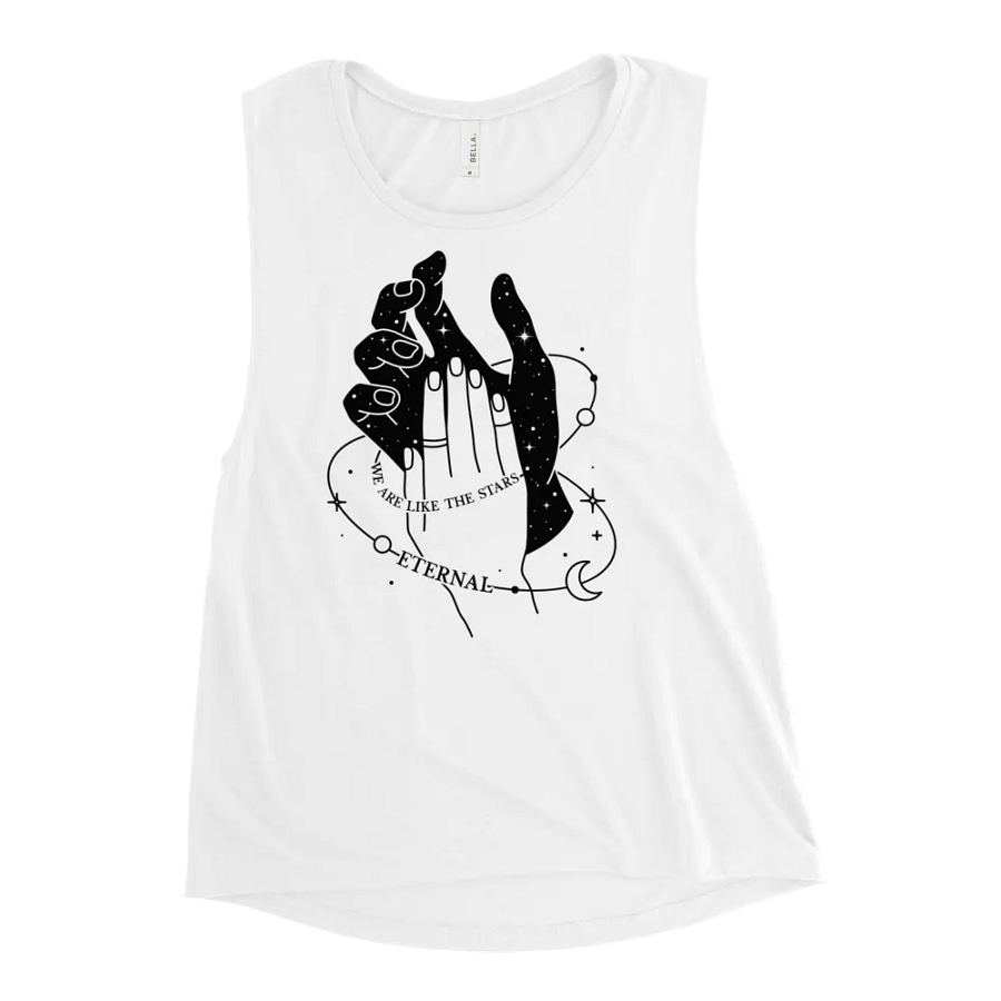 We Are Like The Stars Bella+Canvas Women's Flowy Muscle Tank product image (46)