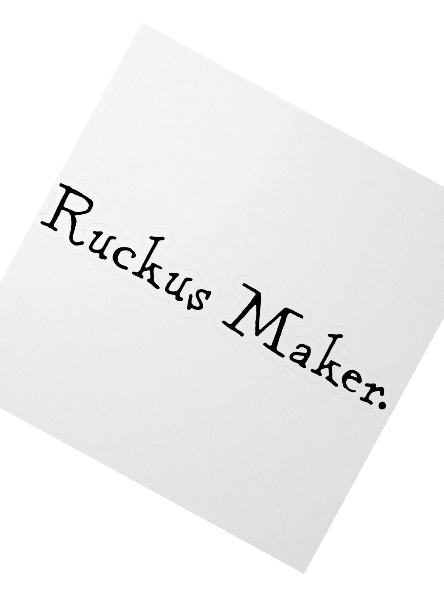 Ruckus Maker sticker product image (2)
