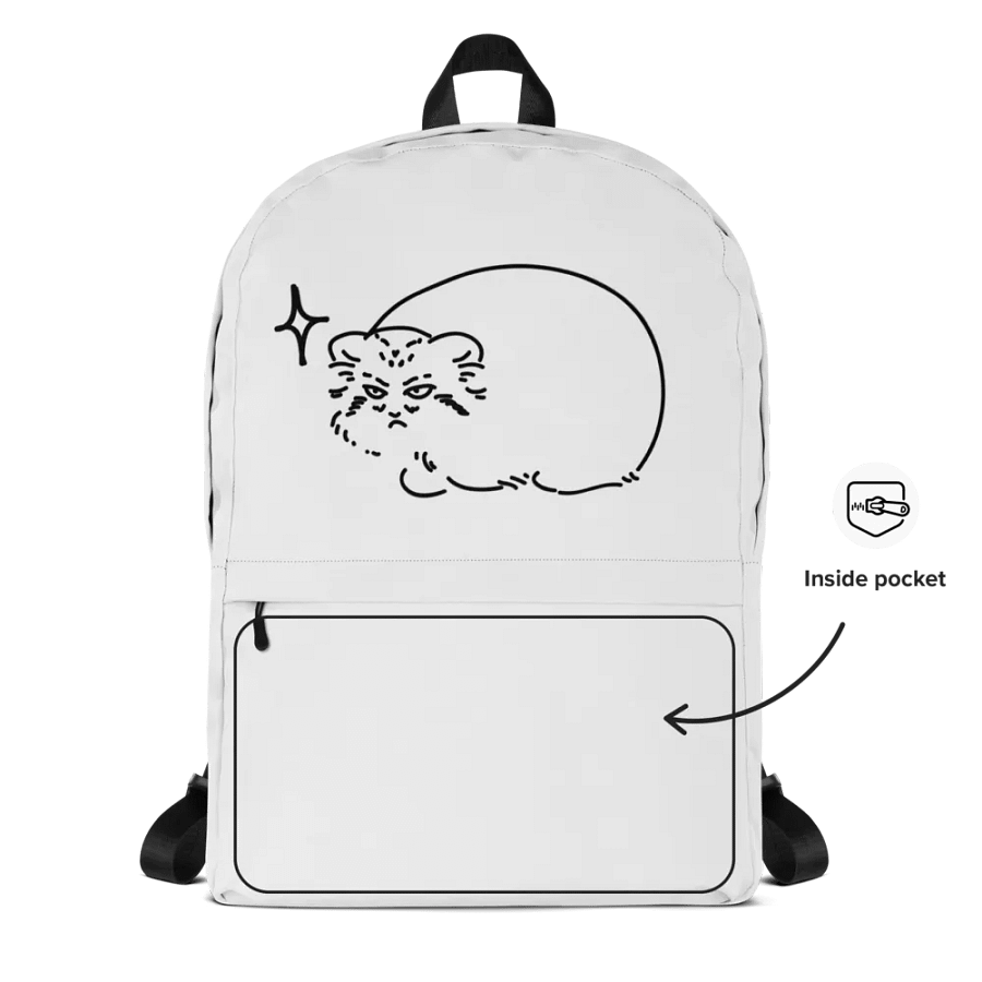 Grumpy Manul - Backpack product image (2)
