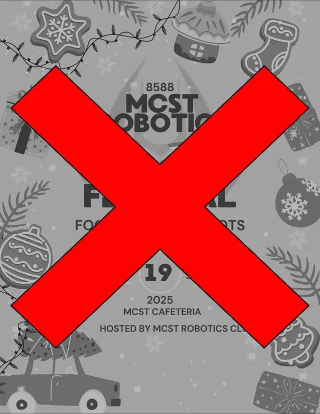 Hi everyone, the Winter Festival today has been cancelled due to inclement weather conditions. We sincerely apologize for any inconvenience caused.