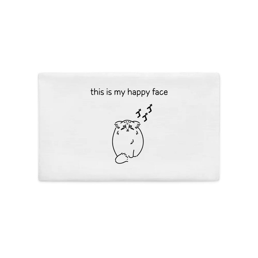This Is My Happy Face - Pillow Case product image (2)
