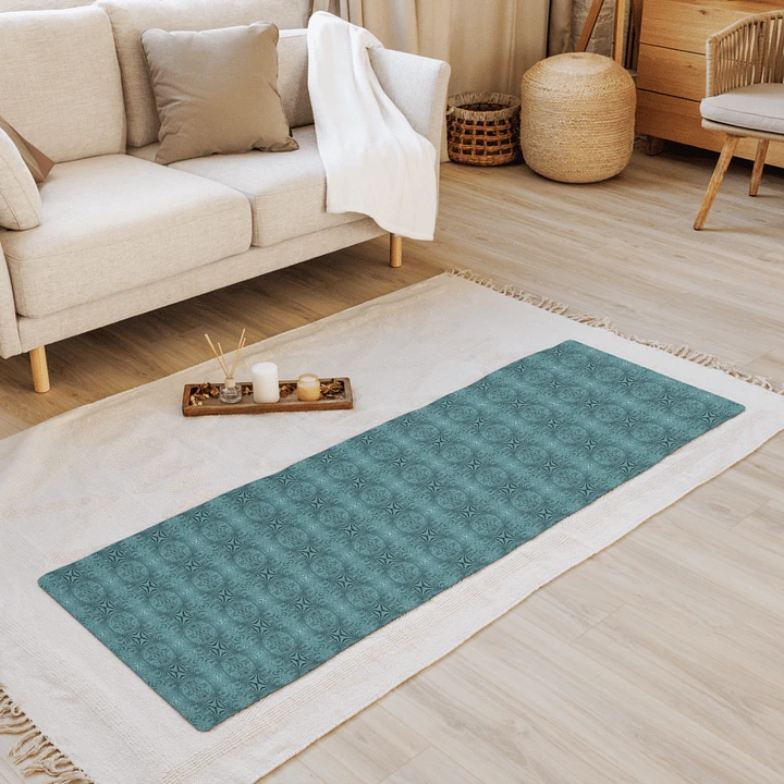 Elegant blue 2 Yoga Mat product image (1)