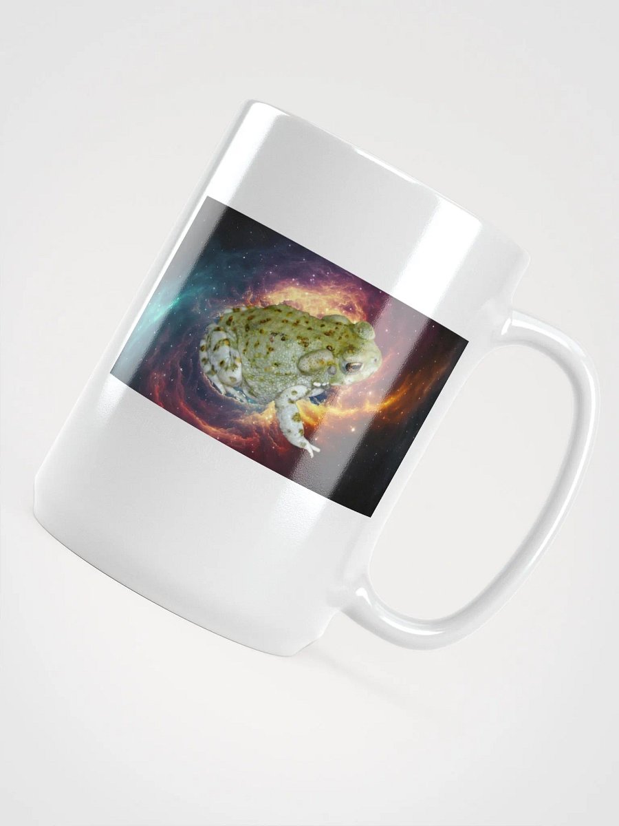 Nebula Bufo Alvarius Magic Toad White Glossy Mug product image (4)